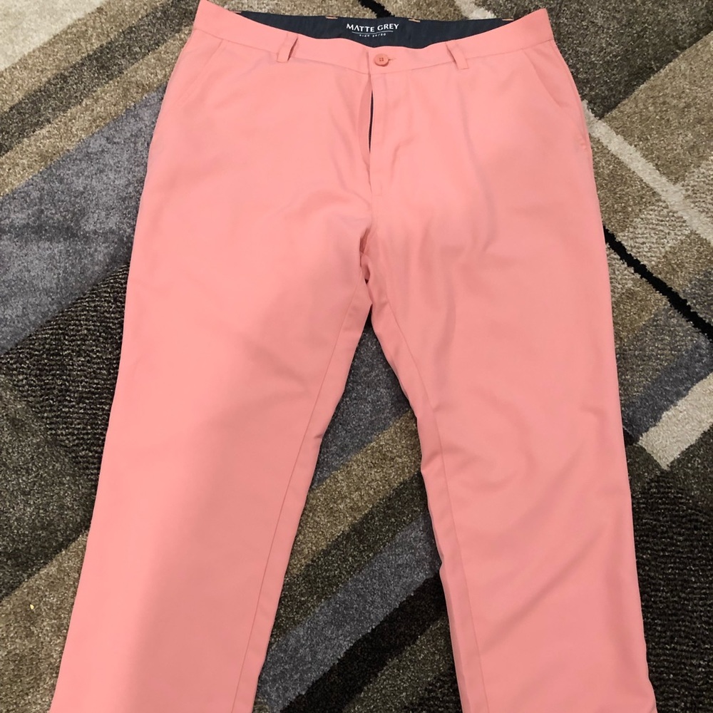 Matt grey golf pants